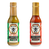 Black Bee Hot & Savory Combo Hot Sauce Gift Set (2 Pack) - Citrus Thyme Jalapeño & Honey Basil Red Habanero - Small Batch Artisan Hot Sauce Duo, Mild