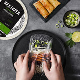Soeos Rice Paper, 1 Pack, 34 Sheets, Round, 22cm
