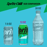 Sprite® Chill Zero Sugar Cherry Lime Natural Flavor Soda Soft Drink Cans, 12 fl oz, 12 Pack