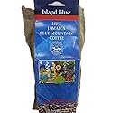 Island Blue's 100% Jamaica Blue Mountain Roasted and Ground Coffee - Blue Mountain Coffee, Jamaican Blue Mountain Coffee Beans, Roasted and Ground
