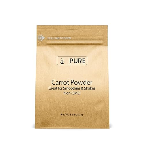 Pure Original Ingredients Carrot Powder (8 oz) Smoothies & Shakes, Sauces, No Fillers Or Additives