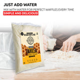 OldSoul Professional Belgian Waffle Mix | GLUTEN FREE | 5 Lbs | Crispy | Vanilla Flavor | 28 Waffles (5 Lbs, Gluten Free)