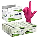 Dynarex Aloeskin Nitrile Gloves with Aloe, Powder Free - Small, 100 Gloves/10 Boxes, 1000 Count (Pack of 10)