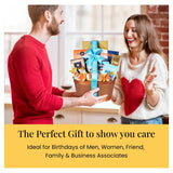 Broadway Basketeers Happy Birthday Gift Basket of Gourmet Sweets & Snacks Share the Joy with Jam Packed Birthday Gift Basket Perfect for Mom, Dad