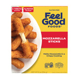 Feel Good Foods Gluten-Free Mozzarella Sticks with Crispy Breading | Frozen Appetizer 8oz