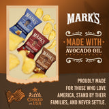 MARK’S Kettle Cooked Avocado Oil Potato Chips, Variety Pack - Gluten Free and Seed Oil Free | 3-Flavor Variety Pack, 5 oz (Pack of 3) | Gluten Free