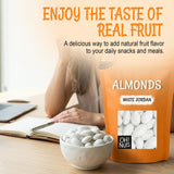 Oh! Nuts White Jordan Almonds - 2 lb - For Easter, Weddings, Baby Showers & Birth - Packed in New York Zip-Seal Bag for Exceptional Freshness