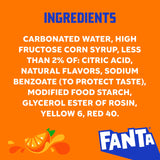 Fanta Orange Soda Soft Drink Bottles, 16.9 fl oz, 6 Pack
