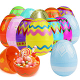 ANTDECOUS Fillable Easter Eggs, Plastic Easter Eggs, 60 Pack, 10 Colors
