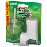 Glade Plugins Scented Oil Refill - Pine Wonderland - 1 Count Refill & 1 Count Oil Warmer Per Package - Pack of 2 Packages