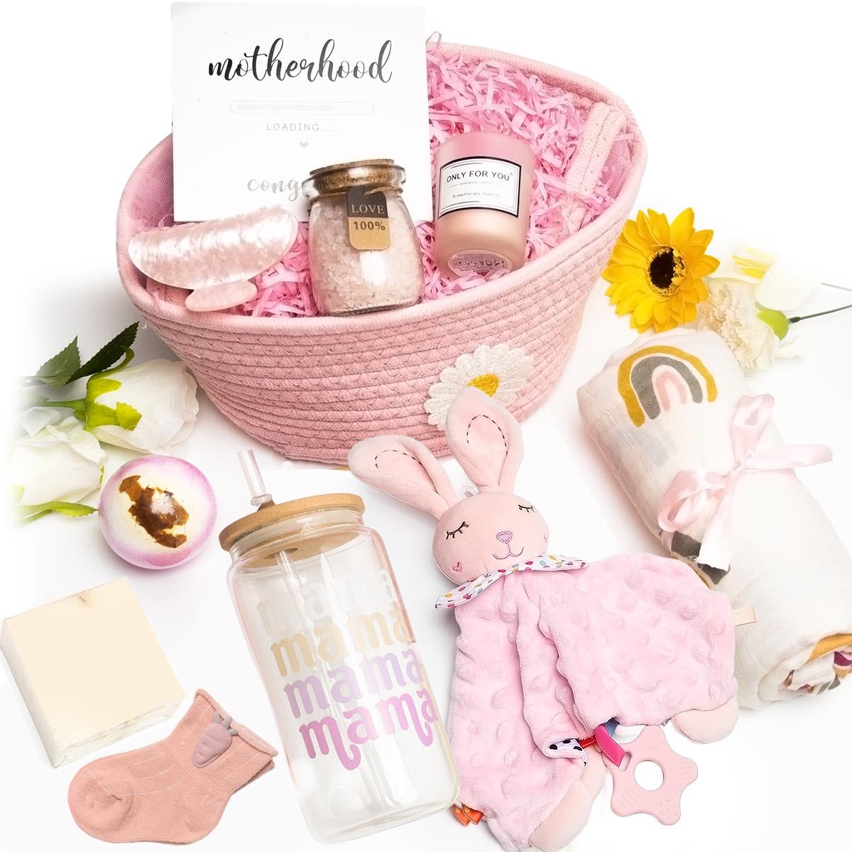 New Mom Gifts, New Mom Care Package After Baby, Baby Shower Gifts for Mom to Be, Pregnancy Gifts for Expecting Mom, New Mom Gift Basket, Mothers Day