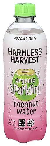 HARMLESS HARVEST Organic Sparkling Coconut Water, 16 FZ