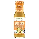 Primal Kitchen Sesame Ginger Vinaigrette & Marinade Salad Dressing made with Avocado Oil, Paleo Friendly & Keto Certified, 8 Fluid Ounces