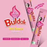 Samyang Buldak Korean Spicy Hot Chicken Stick Sauce Carbonara Flavor Authentic Korean Sauce for Ramen Snacks and Dipping 0.17 fl oz (Pack of 50)