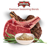 Steak Seasoning by It's Delish, 48 OZ Jumbo Container | Gourmet Bulk Spices and Beef Dry Rub for Grilling Meat, Ribs, Chicken, Hamburger with Savory