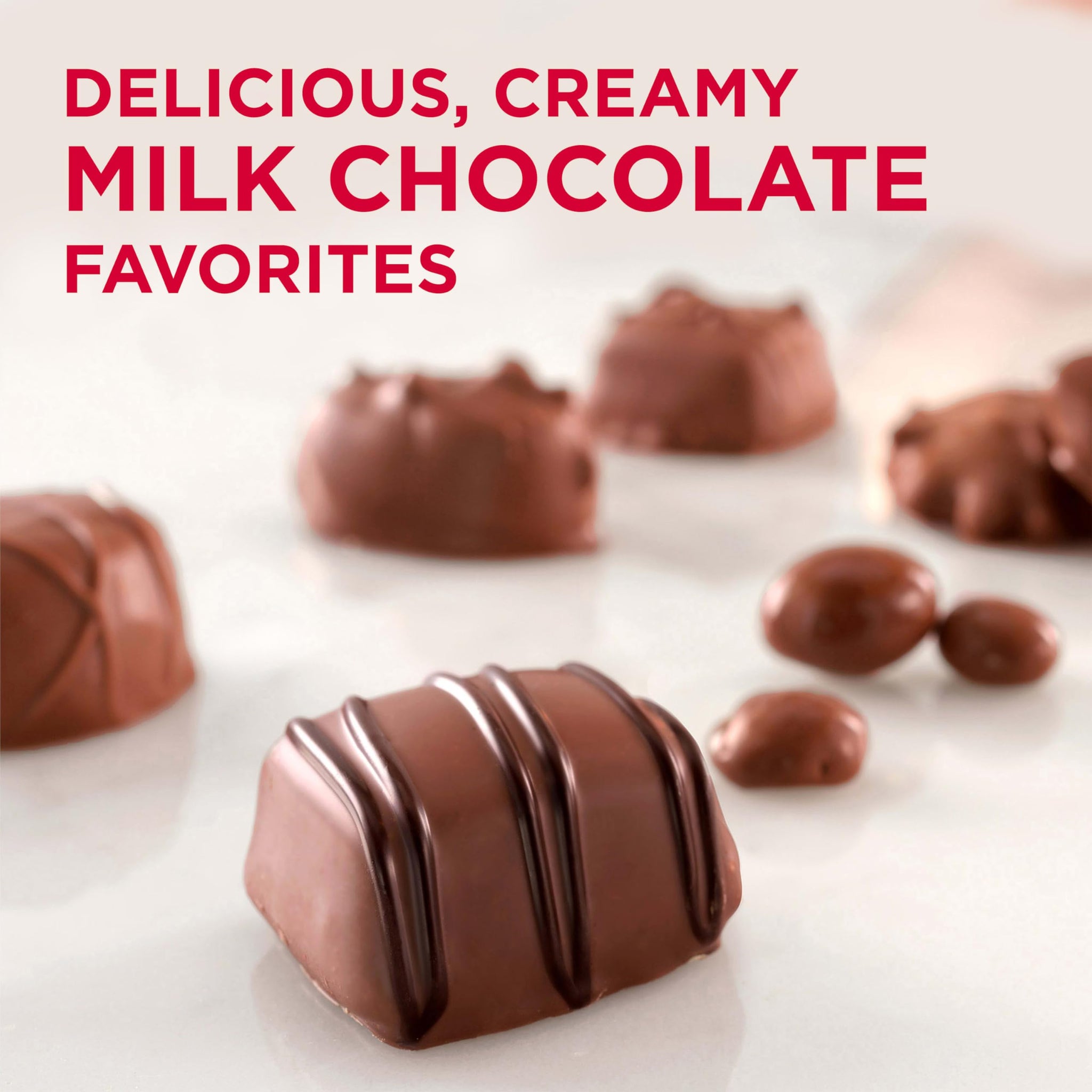 RUSSELL STOVER Christmas Milk Chocolate Candy Assortment Gift Box, 9.4 oz.