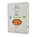 Rustichella d'Abruzzo Organic Corn Fusilli - Gluten-Free Pasta, 250g, Made with Organic Corn Flour, Perfect for Hot & Cold Dishes, Non-GMO, Artisan