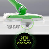 Swiffer Sweeper Pet Heavy Duty Dry Multi-Surface Cloth Refills for Floor Sweeping and Cleaning, Febreze Freshness, 10 Count