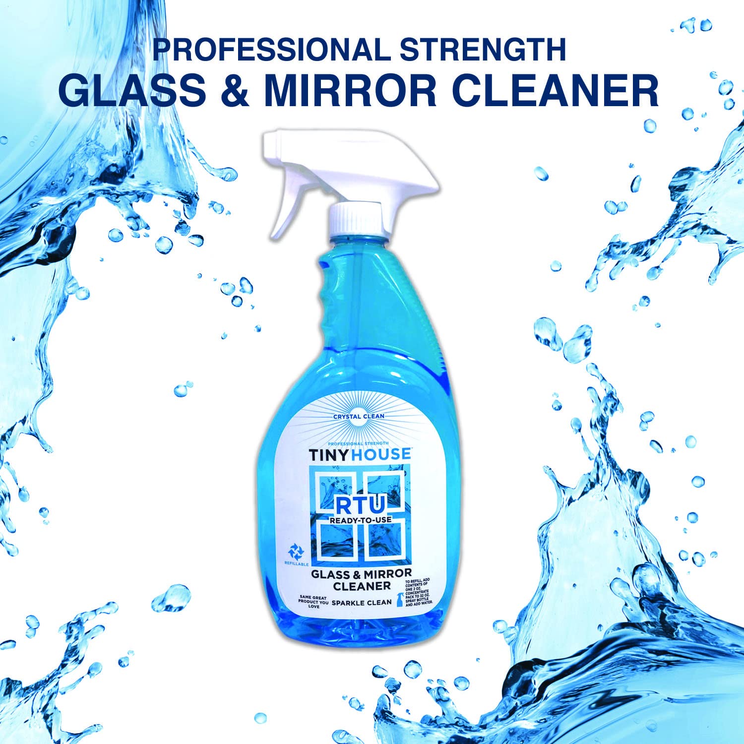 Tiny House Glass & Mirror Cleaner Kit