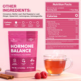 Lifebooil Hormone Balance Tea for Women | Caffeine-Free Herbal Tea with 7 Herbal Ingredients (Red Raspberry Leaf, Spearmint, Nettle, Ginger & More) |