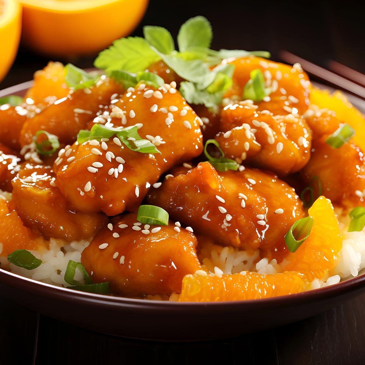Starport Foods Spicy Orange Sauce - Gluten Free, Vegetarian, 1 gallon, NET WT 9.5 LB, (152 OZ)