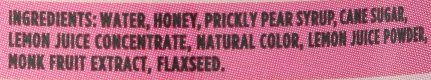 Me And The Bees Lemonade Lemonade - Prickly Pear - Case of 12-12 Fl Oz
