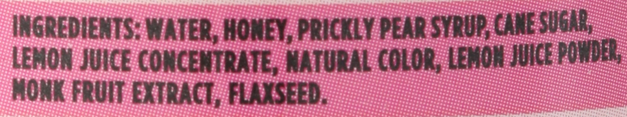 Me And The Bees Lemonade Lemonade - Prickly Pear - Case of 12-12 Fl Oz