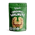 Food to Live Organic California Walnuts Halves & Pieces, 8 Ounces Non-GMO, Raw, Unsalted, Shelled, Vegan, Kosher, Sirtfood, Bulk Snack. High in