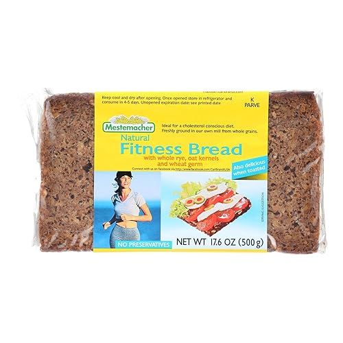 Mestemacher Fitness Bread, All Natural, Kosher, 17.6 Ounce (Pack of 12)