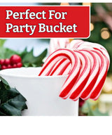 MINI CANDY CANES (250 CT) | Mini Candy Canes Red & White Made WITH REAL PEPPERMINT | Holiday Candy for Christmas, Santa Parade, ThanksGiving, Holidays