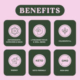 The Harmony Matcha Lavender (10 Sticks) Premium Japanese Matcha Powder, Rich in Antioxidants & L-Theanine, Sweetened with Organic Sugar, No