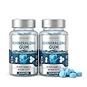 Remineralizing Chewing Gum for Enamel Strength, 240 Count Nano Hydroxyapatite Gum with Xylitol Sugar Free Oral Care Mints for Fresh Breath and Dry