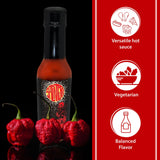 Splintered Sauce Hummin' & Strummin' Hot Sauce - Carolina Reaper and Strawberry - Vegetarian - 5 Oz- Perfect for Salad Dressings, BBQ, Desserts, Gift