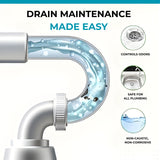 Theochem Drain Guard Bio-Enzymatic Sink/Drain Cleaner, Commercial Grade Powerful Deodorizer for Grease Traps, Slow Pipes, Monthly Maintenance - 1