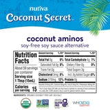 Coconut Secret - Coconut Aminos Soy-Free Seasoning Sauce - 30 Fl. Oz.