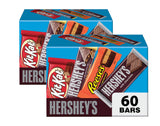 HRESHEY’S Chocolate Candy Bar Variety Pack - Includes KT KAT, RESEE’S Peanut Butter Cups, and HRSEHEY’S Milk Chocolate, Individually Wrapped, 30 Count