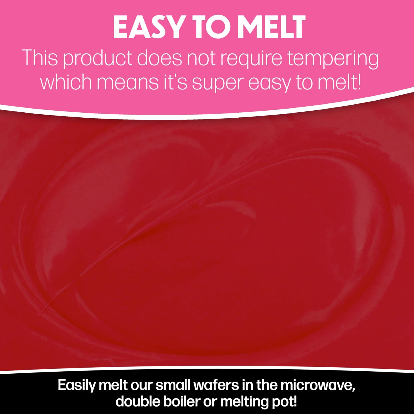 Sweet Shoppe Cardinal Red Melting Wafers, 5 pounds