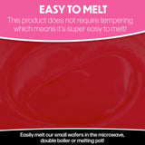 Sweet Shoppe Cardinal Red Melting Wafers, 5 pounds