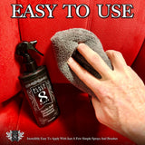 Pinnacle Black Label Suede-Soft Alcantara® Cleaner (8 oz): Premium Care for Micro-Suede & Alcantara Surfaces - Gently Removes Stains, Refreshes