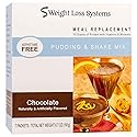 Weight Loss Systems Chocolate Cream Aspartame Free Pudding/Shake Mix, 15g Protein, Low Calorie, Low Carb, Low Fat, Kosher, Meal Replacement, KETO Diet