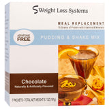 Weight Loss Systems Chocolate Cream Aspartame Free Pudding/Shake Mix, 15g Protein, Low Calorie, Low Carb, Low Fat, Kosher, Meal Replacement, KETO Diet