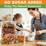Dried Tangerine Peel Strip, Chinese Seasoning Spice,Orange Peel Tea,Great for Cooking, Baking and Tea, Chen Pi Si,Orange peel strips ????140g/4.9oz)