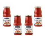 DeLallo Cherry Tomato Pizza Sauce, 12.7 oz. Jar, (4-Pack), Made in Italy, All Natural, Margherita-Style