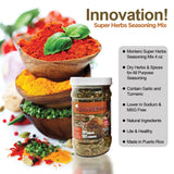 Montero Super Herbs Seasoning Mix 4oz - Dry Herbs & Spices All Purpose Seasoning - MSG FREE - Lite & Healthy, 4 Ounce (Pack of 1)