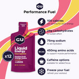 GU Energy, Liquid Energy, Passion Fruit Orange Guava - 12 Count