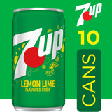 7-UP, 7-UP Mini Lemon Lime Soda, 7.5 Ounce