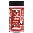 NPG Freeze Dried Red Raspberry Juice Powder 7 Oz, Seedless Fine Superfood Powder for Flavoring, Coloring, Baking, Smoothies, Purees, and Acai Bowls