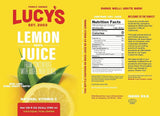 Lucy’s Family Owned - 100% Lemon Juice Gallon (128fl oz.)