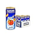 Goya Foods Peach Nectar, 9.6 Fl Oz (Pack of 24)