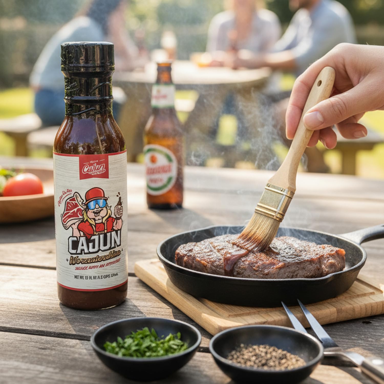Cajun Two Step Seasoning by StaleKracker - 1 pck, Worcestershire Sauce (12 oz)